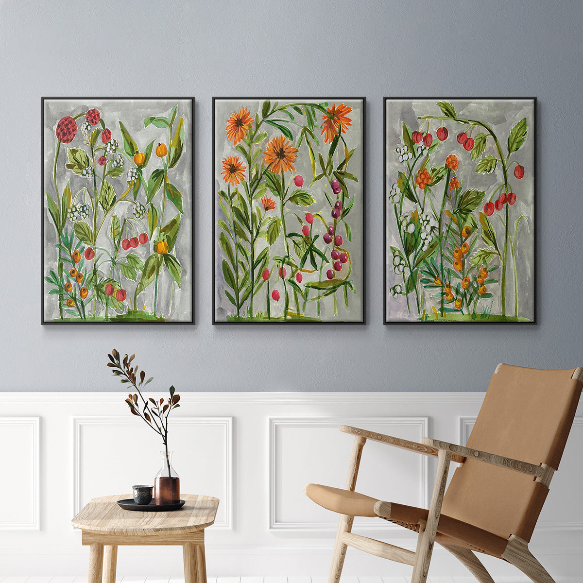 Dear Nature I - Floater Framed Canvas Set