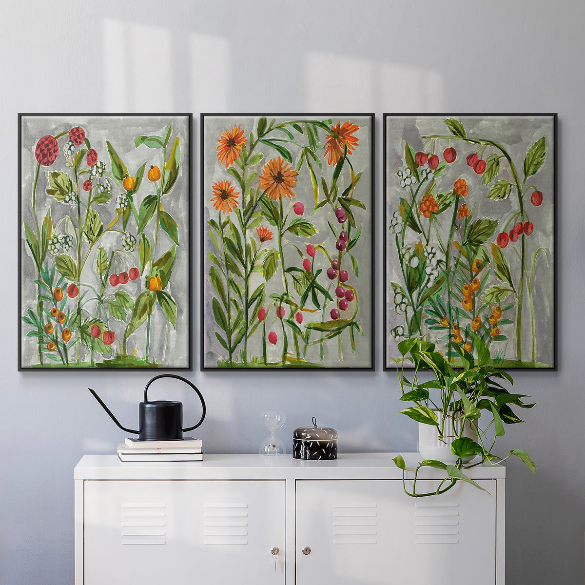 Dear Nature I - Floater Framed Canvas Set