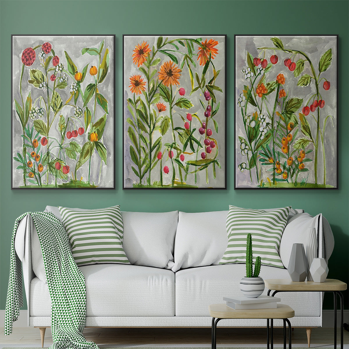 Dear Nature I - Floater Framed Canvas Set