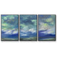 Island Dusk - Floater Framed Canvas Set