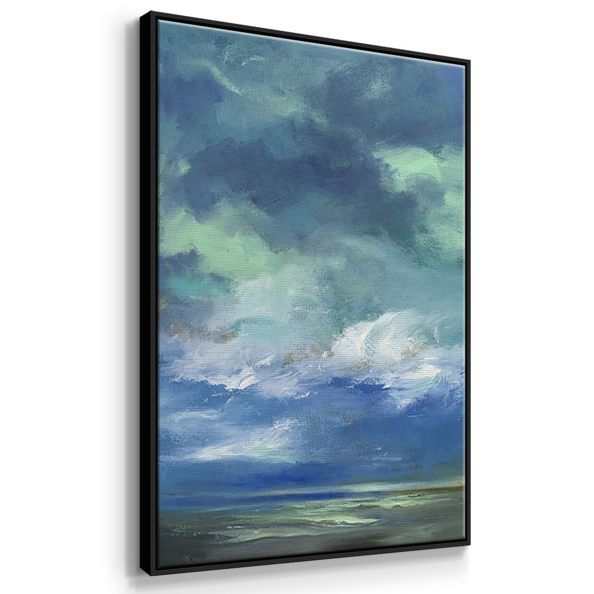 Island Dusk - Floater Framed Canvas Set