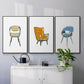 Take a Seat I - Floater Framed Canvas Set