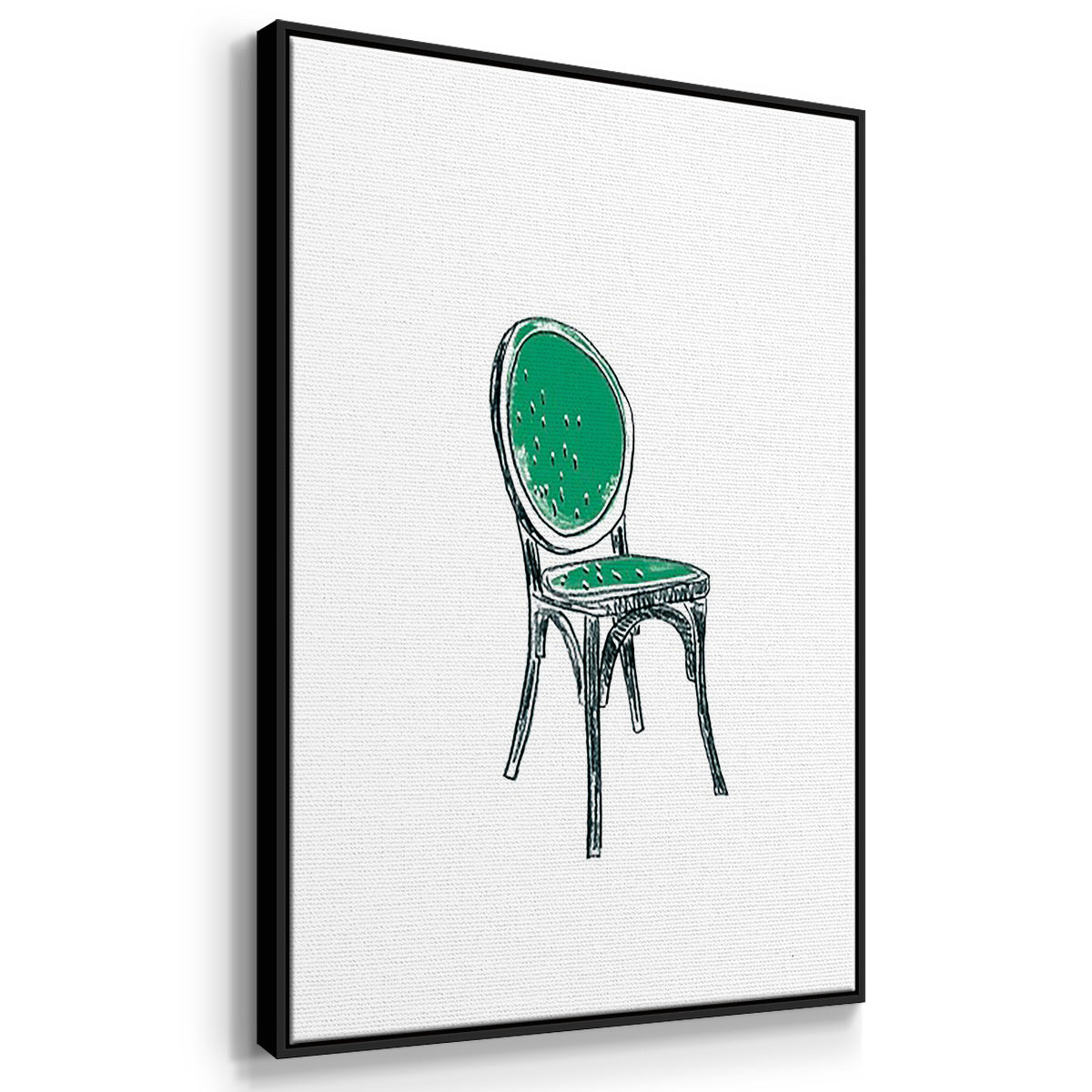 Take a Seat VI - Floater Framed Canvas Set