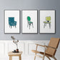 Take a Seat VI - Floater Framed Canvas Set