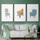 Take a Seat X - Floater Framed Canvas Set