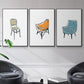 Take a Seat X - Floater Framed Canvas Set