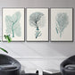 Antique Coastal Coral I - Floater Framed Canvas Set