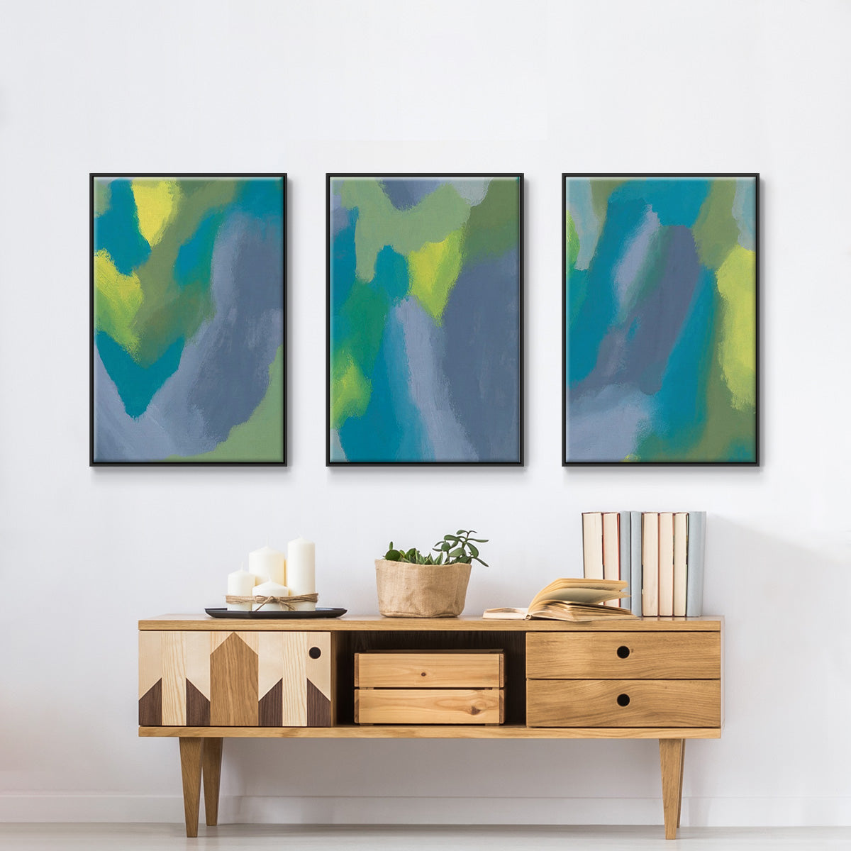 Lost in Memories I - Floater Framed Canvas Set