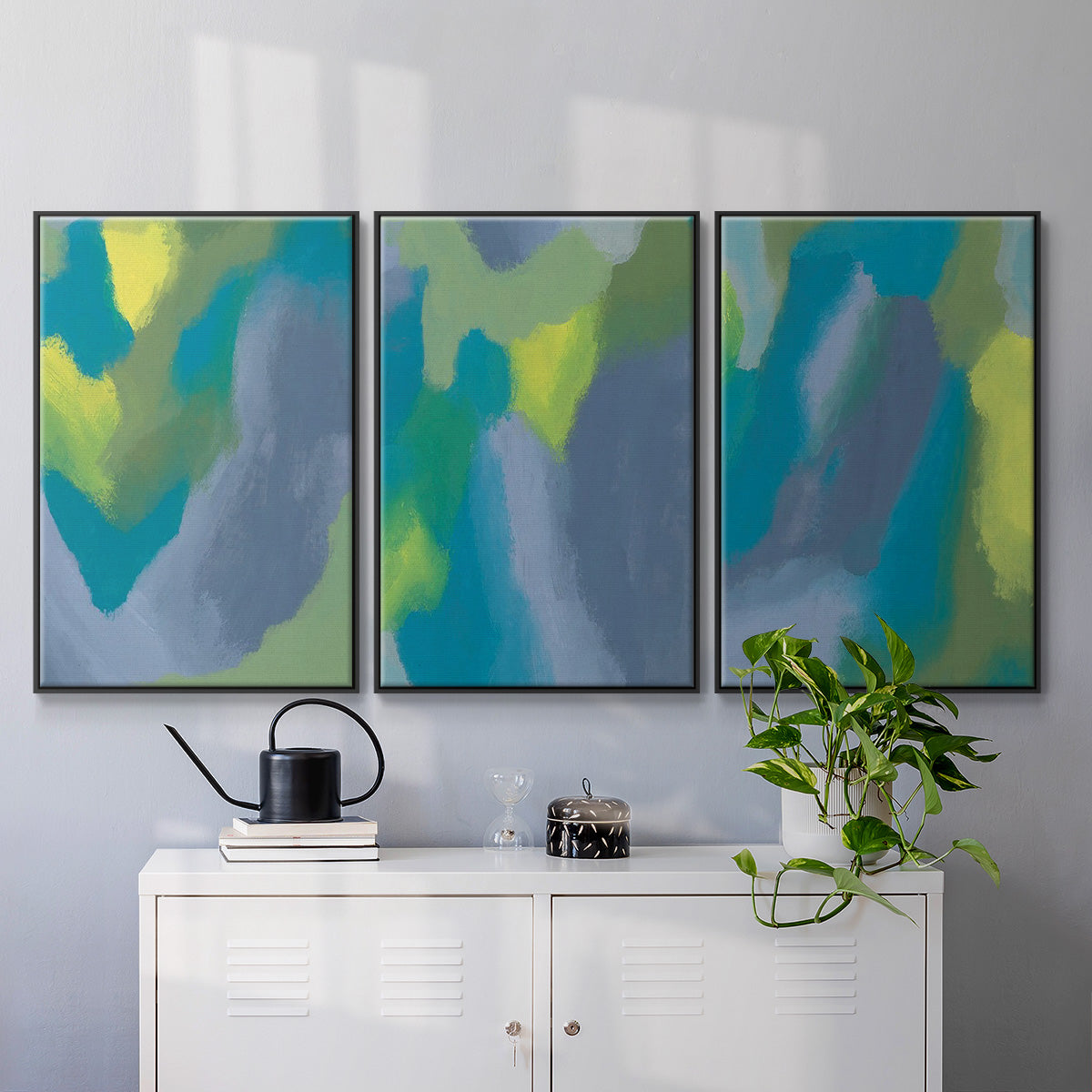 Lost in Memories I - Floater Framed Canvas Set