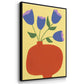 Modern Blooms I - Floater Framed Canvas Set