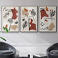 Soft Palms IV - Floater Framed Canvas Set