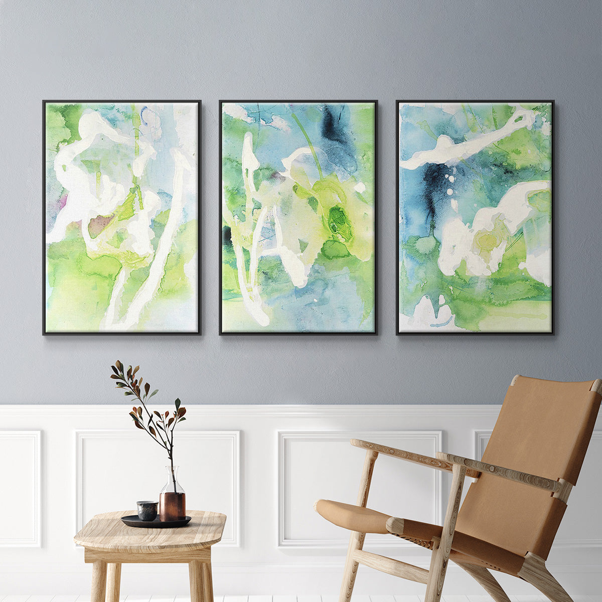 Rising Above I - Floater Framed Canvas Set