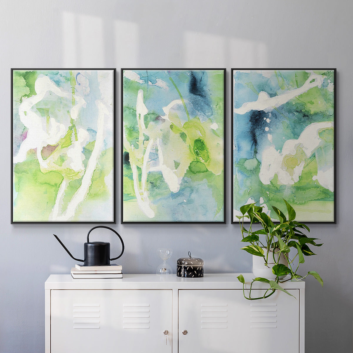 Rising Above I - Floater Framed Canvas Set