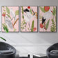 Birds in Motion IV - Floater Framed Canvas Set