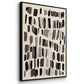 Chalk and Flint I - Floater Framed Canvas Set