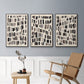 Chalk and Flint I - Floater Framed Canvas Set