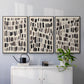 Chalk and Flint I - Floater Framed Canvas Set