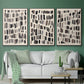 Chalk and Flint I - Floater Framed Canvas Set