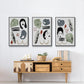 Collected Mindfulness I - Floater Framed Canvas Set