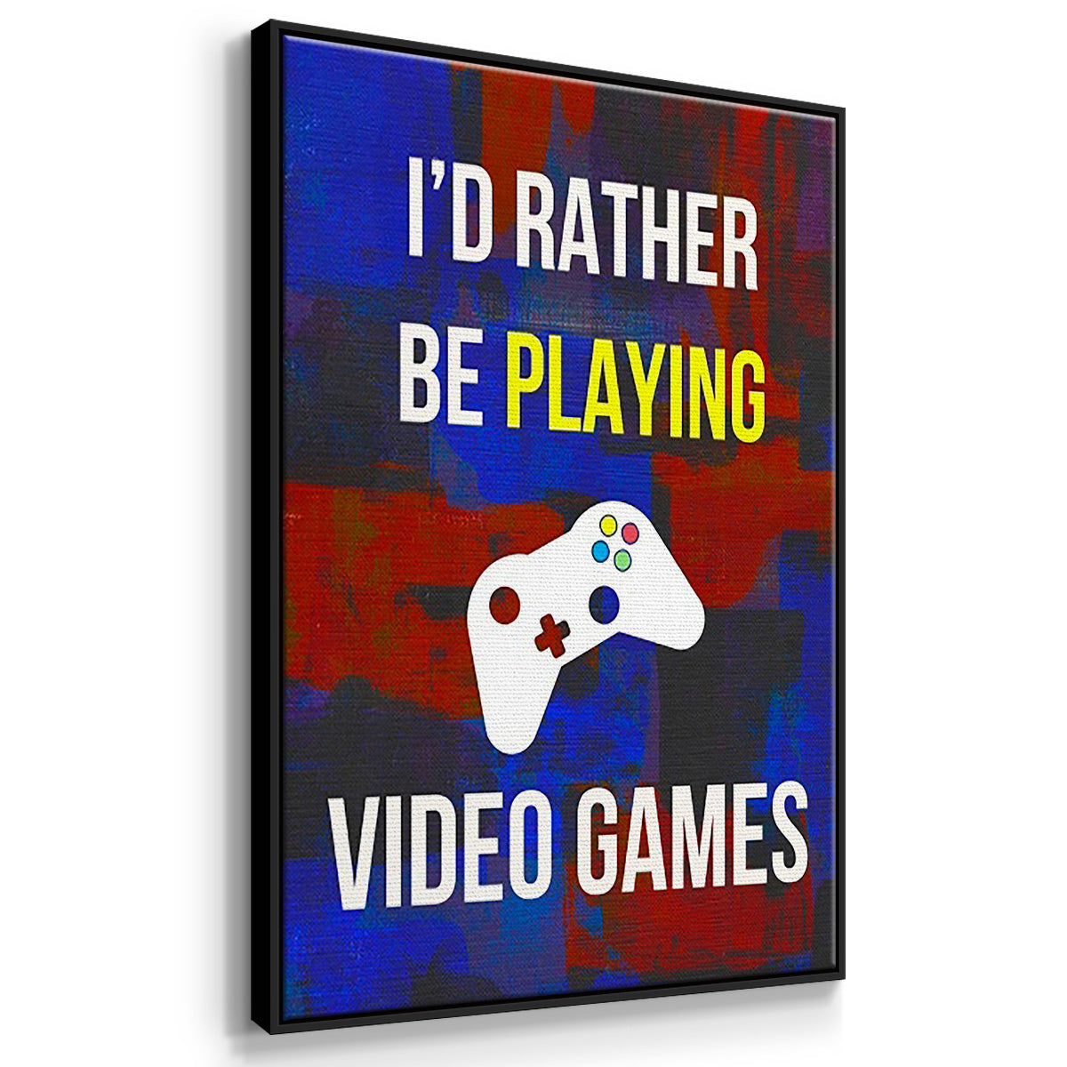 Gamer at Play I - Floater Framed Canvas Set