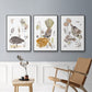 Glowing Garden at Dusk IV - Floater Framed Canvas Set