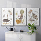 Glowing Garden at Dusk IV - Floater Framed Canvas Set