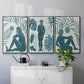 Moon Gazer I - Floater Framed Canvas Set