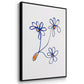 Wobbly Blooms I - Floater Framed Canvas Set