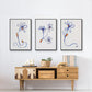 Wobbly Blooms I - Floater Framed Canvas Set
