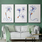 Wobbly Blooms I - Floater Framed Canvas Set