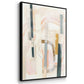 Melon Litmus I - Floater Framed Canvas Set