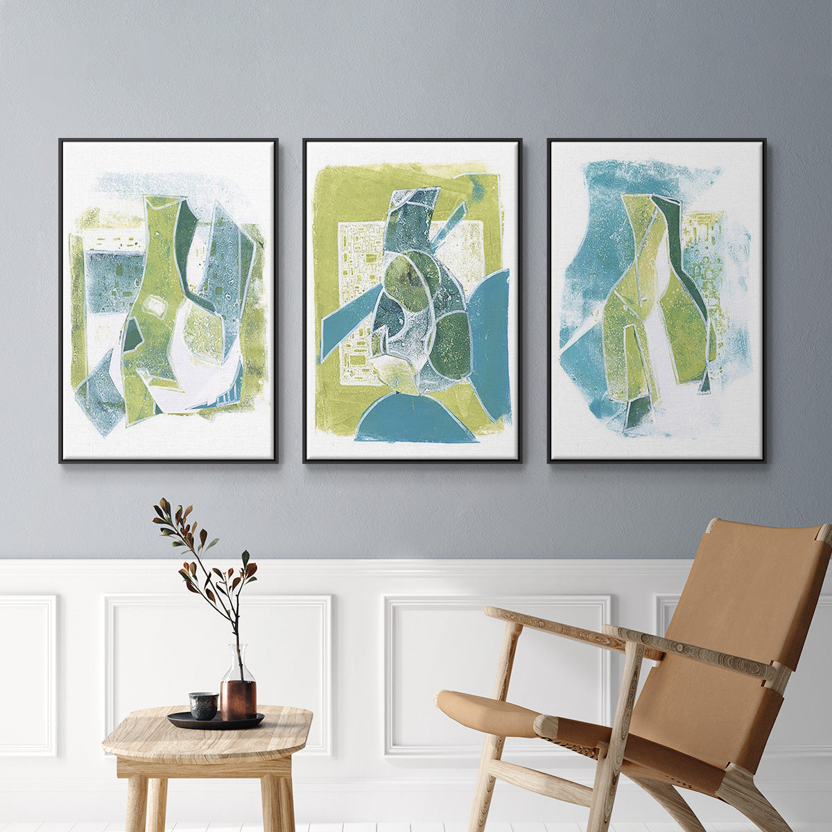 Jubilee Jugs III - Floater Framed Canvas Set