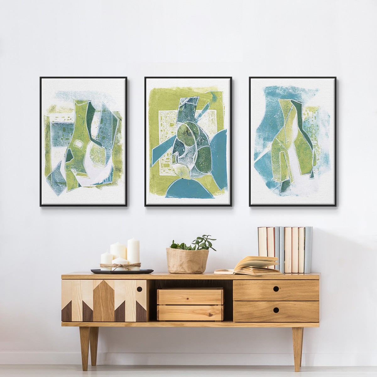 Jubilee Jugs III - Floater Framed Canvas Set