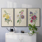 Antique Garden Bouquet I - Floater Framed Canvas Set