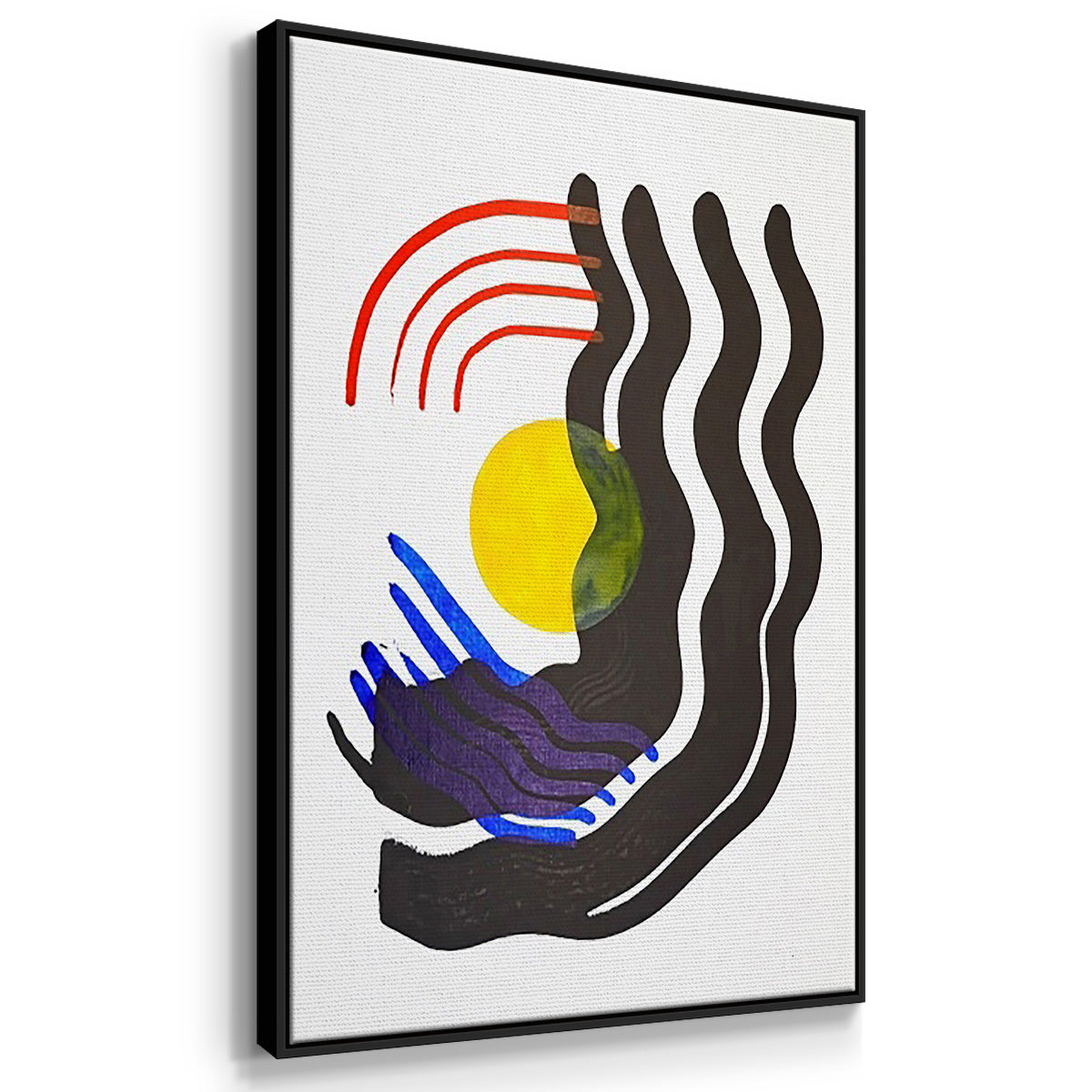 Shifting I - Floater Framed Canvas Set