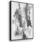 Graphite Abstract I - Floater Framed Canvas Set