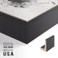 Graphite Abstract I - Floater Framed Canvas Set