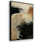 Baked Paintstrokes I - Floater Framed Canvas Set