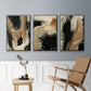 Baked Paintstrokes I - Floater Framed Canvas Set