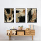 Baked Paintstrokes I - Floater Framed Canvas Set