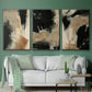 Baked Paintstrokes IV - Floater Framed Canvas Set