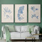 Blue Marine Algae I - Floater Framed Canvas Set