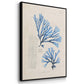 Blue Marine Algae IV - Floater Framed Canvas Set