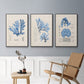 Blue Marine Algae IV - Floater Framed Canvas Set