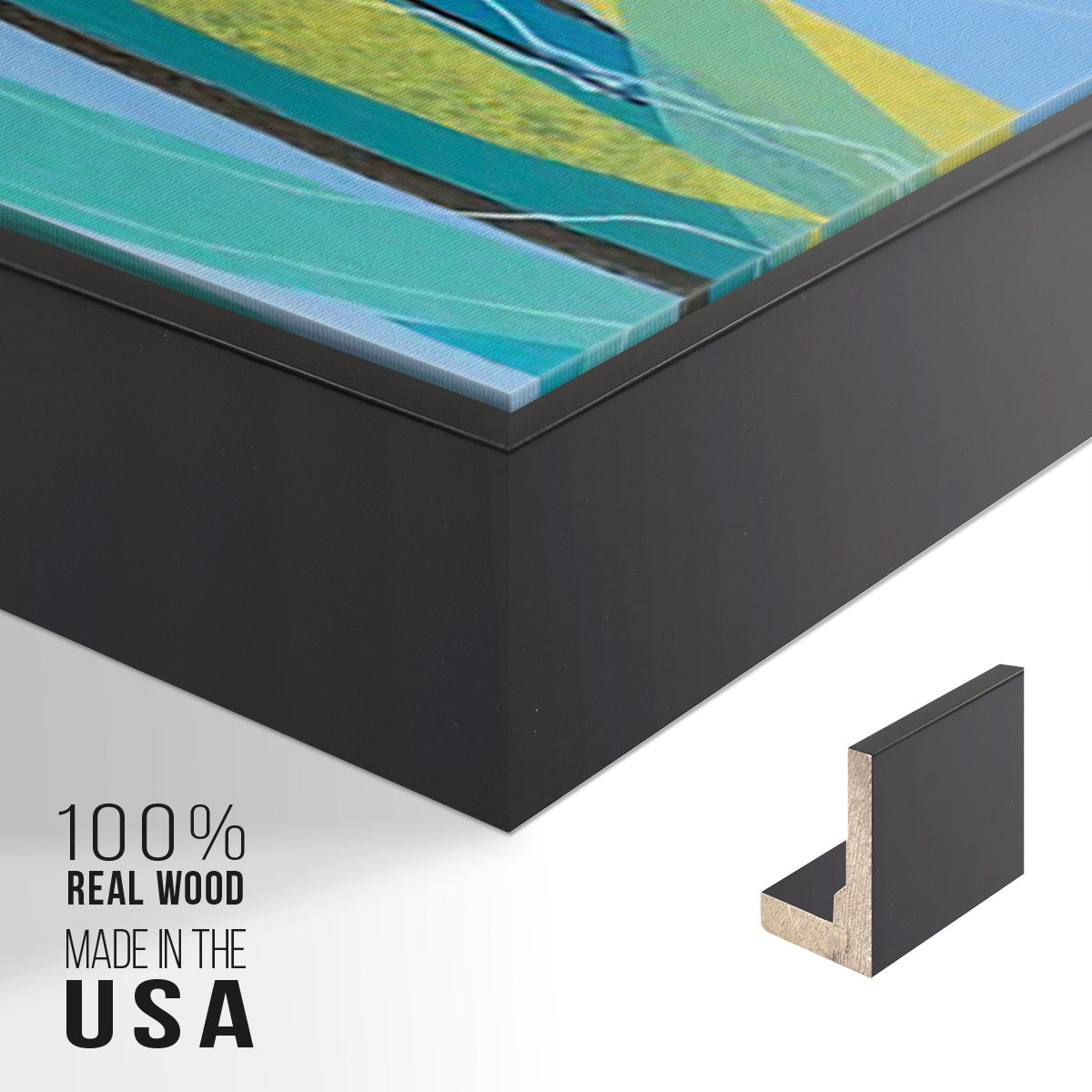 Circulating Flow I - Floater Framed Canvas Set