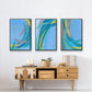 Circulating Flow I - Floater Framed Canvas Set