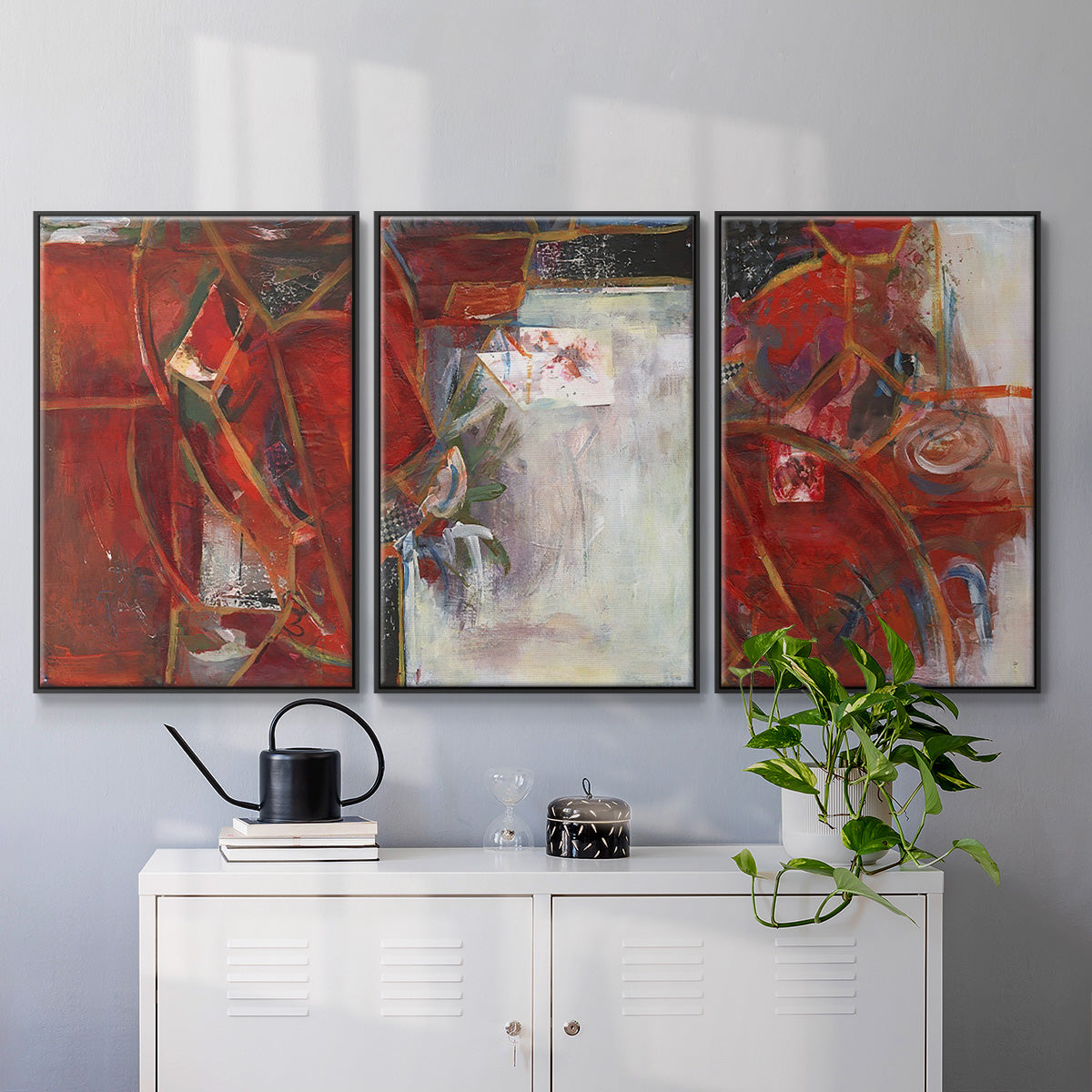 City Life I - Floater Framed Canvas Set