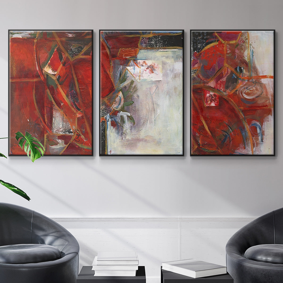 City Life I - Floater Framed Canvas Set