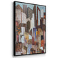 Magenta Garden - Floater Framed Canvas Set