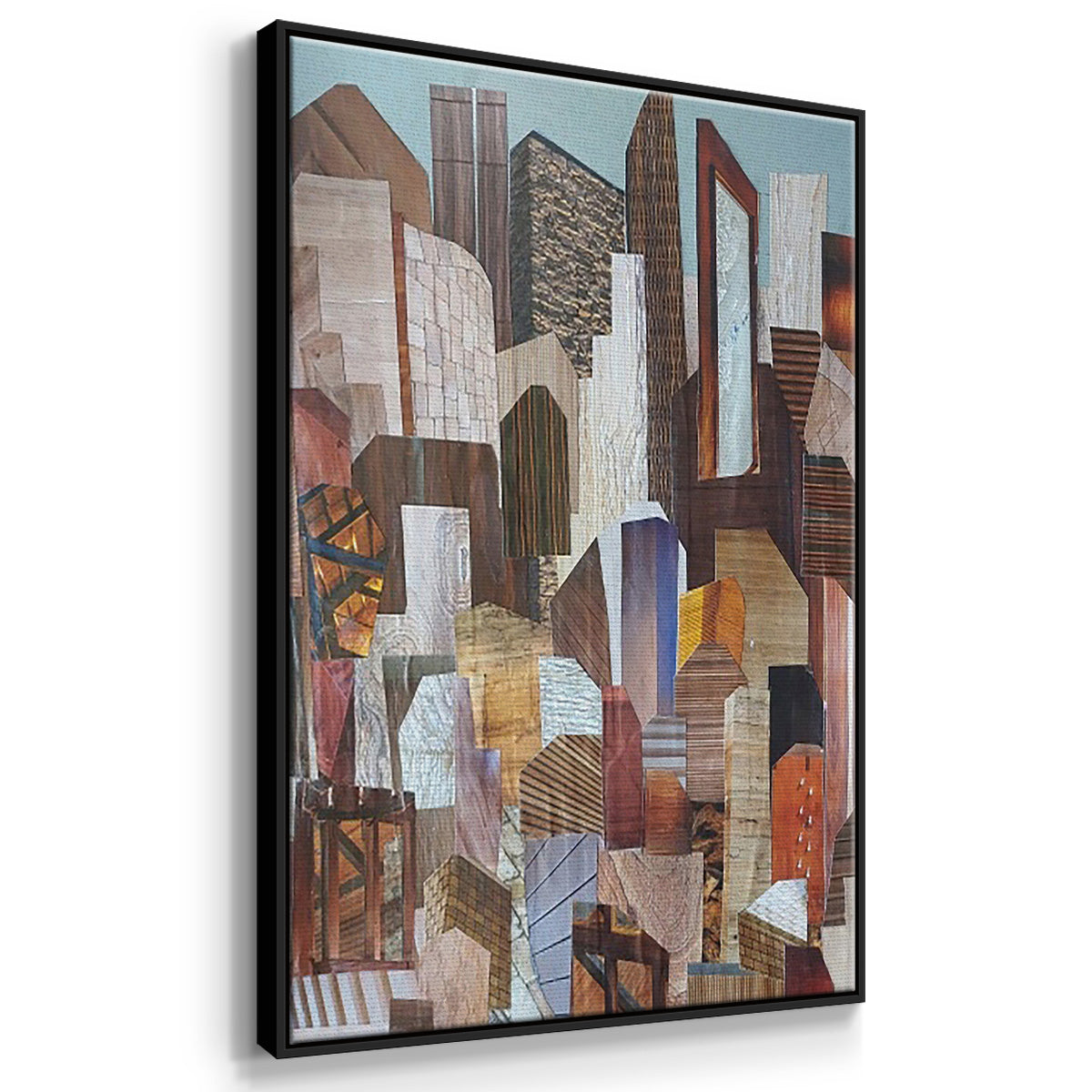 Magenta Garden - Floater Framed Canvas Set